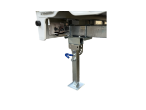 アウトリガー用調整ブラケット 取付イメージ・サイズ